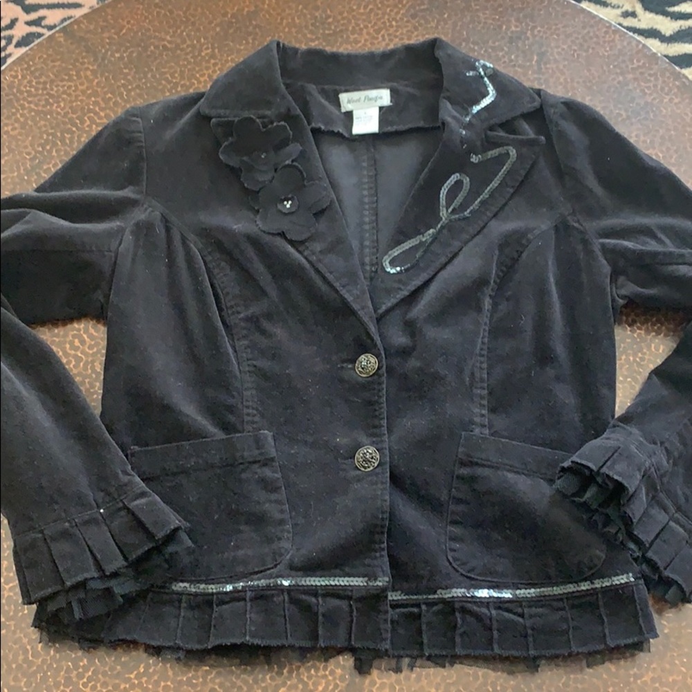 Authentic West Pacific  corduroy flower 🌸 jacket!